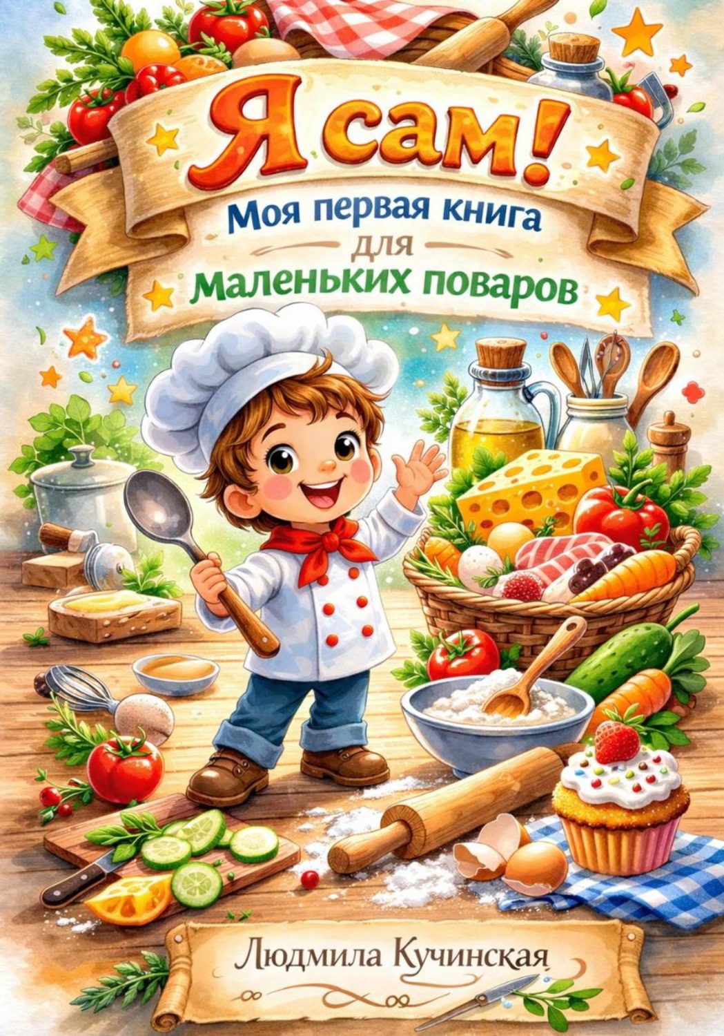 Обложка книги «Я сам! Моя первая книга для маленьких поваров»