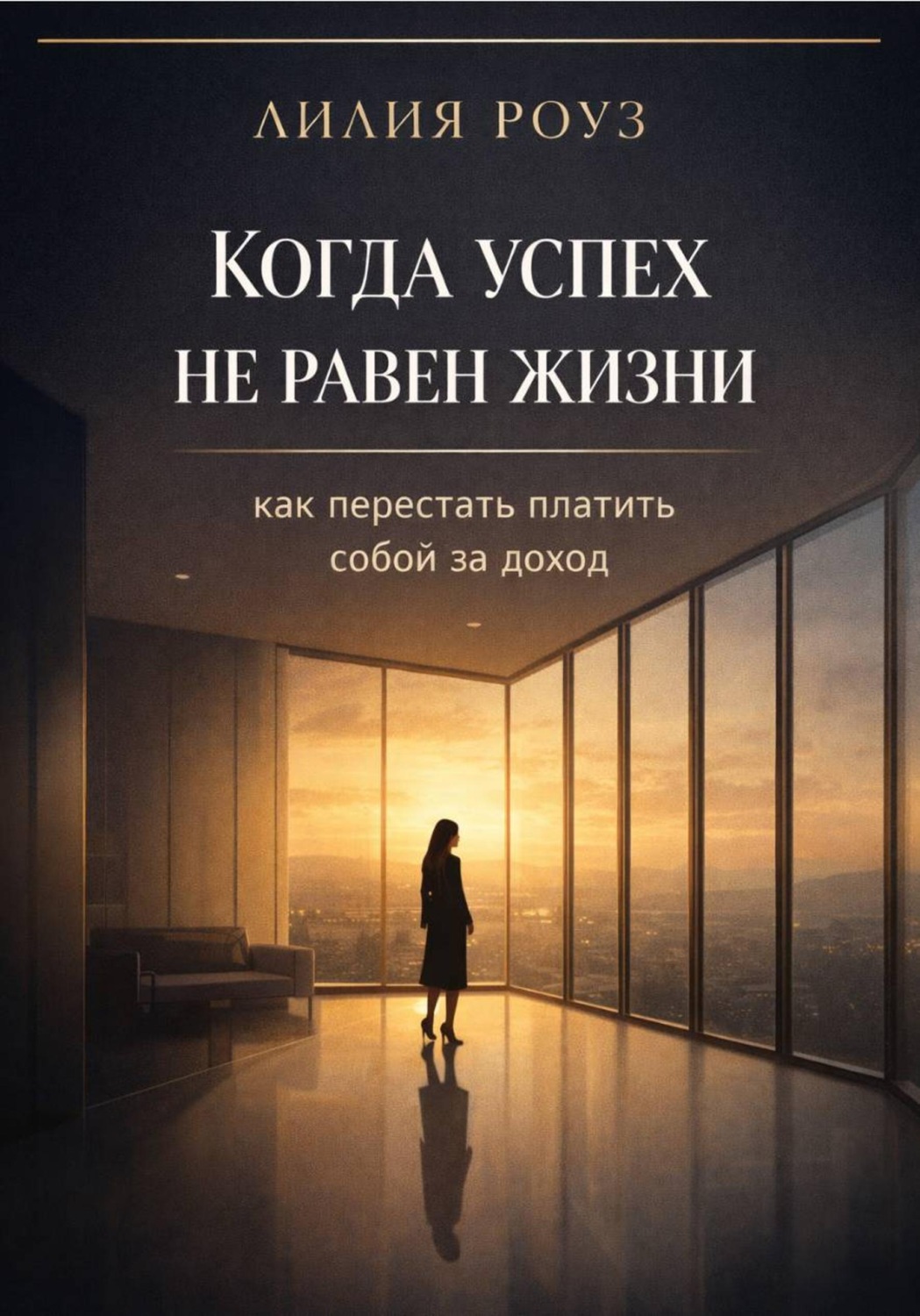 Обложка книги «Когда успех не равен жизни: как перестать платить собой за доход»