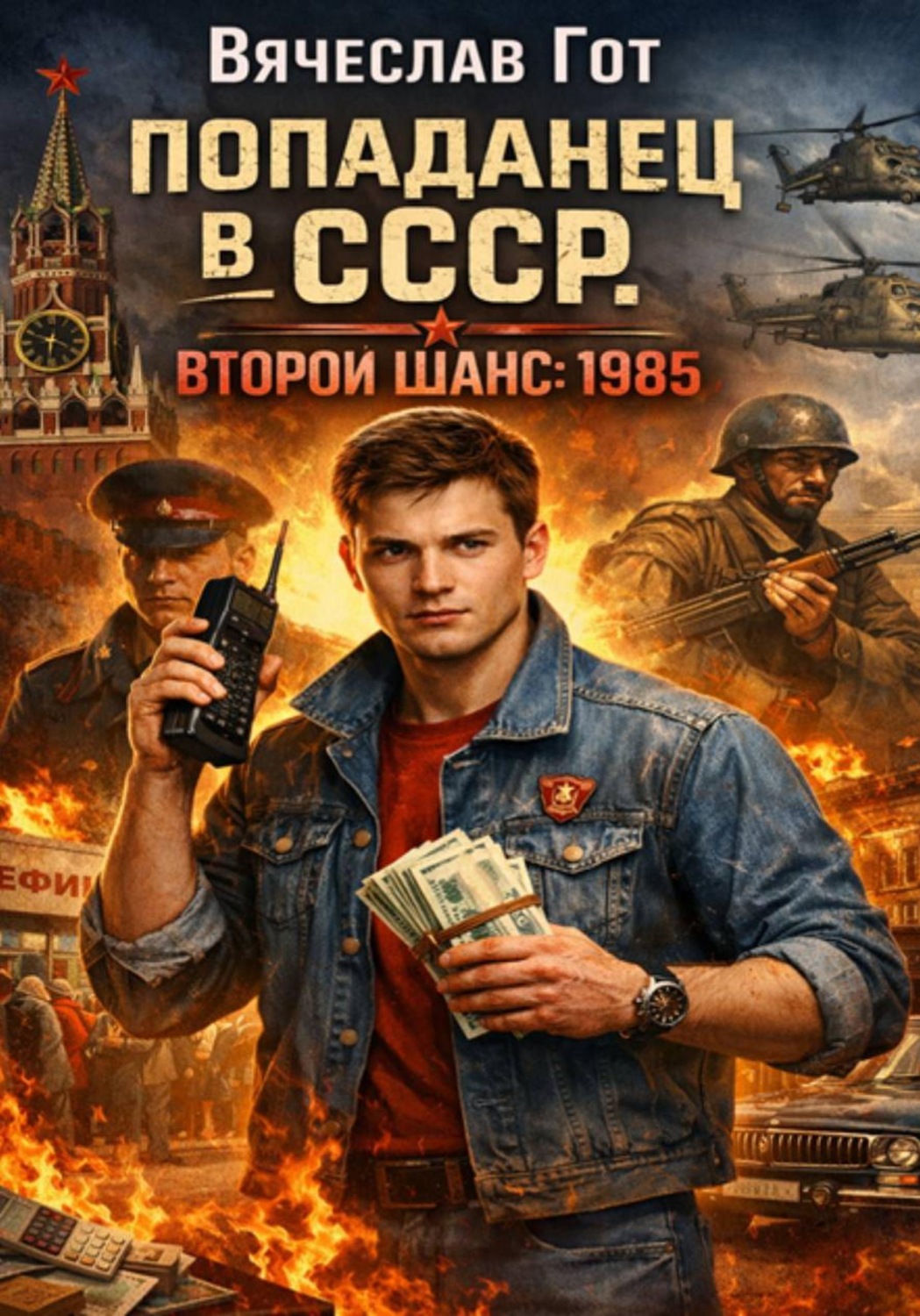 Обложка книги «Попаданец в СССР. Второй шанс: 1985»