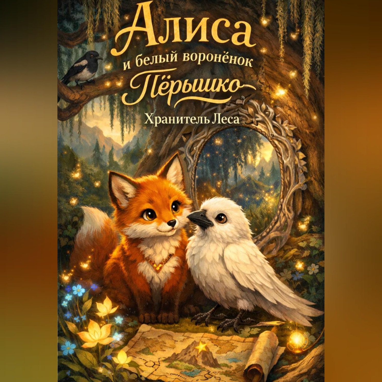 Обложка книги «Алиса и белый воронёнок Пёрышко»
