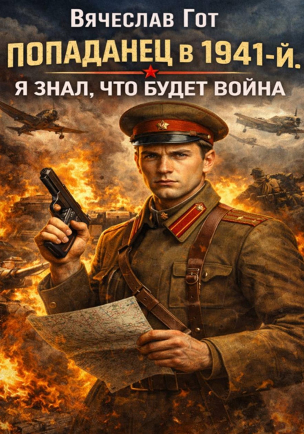 Обложка книги «Попаданец в 1941-й. Я знал, что будет война»