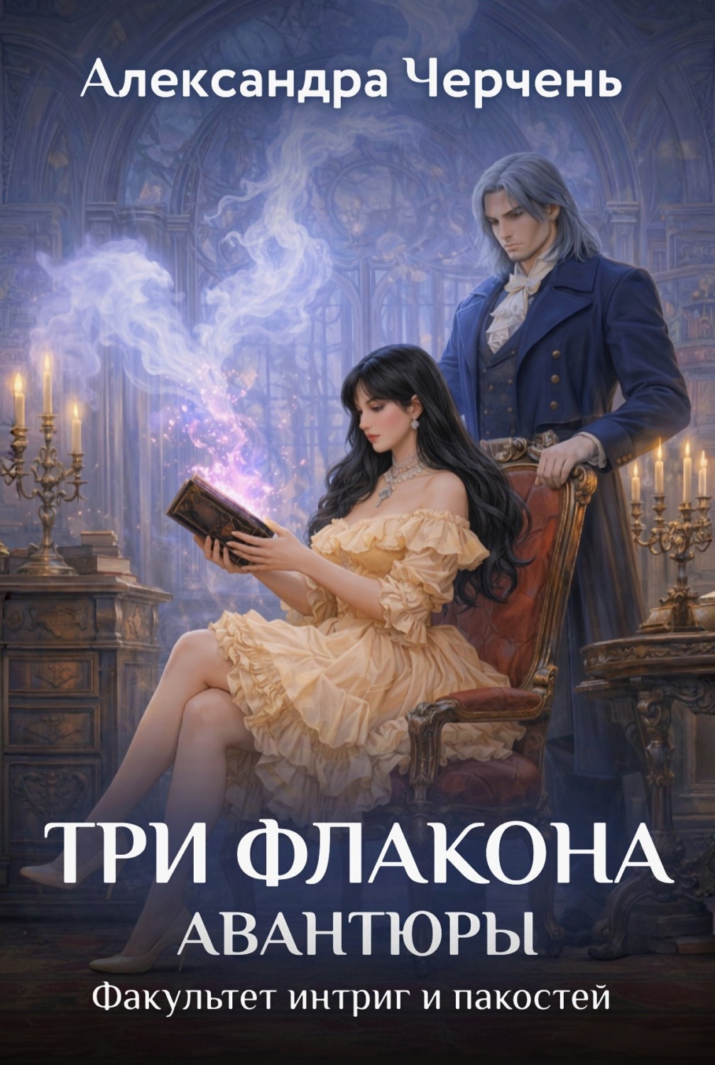 Обложка книги «Факультет интриг и пакостей. Книга первая. Три флакона авантюры»