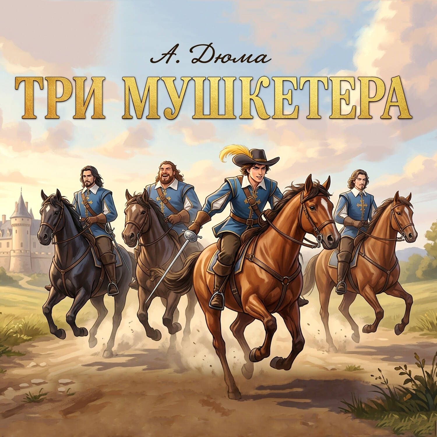 Обложка книги «Три мушкетера»