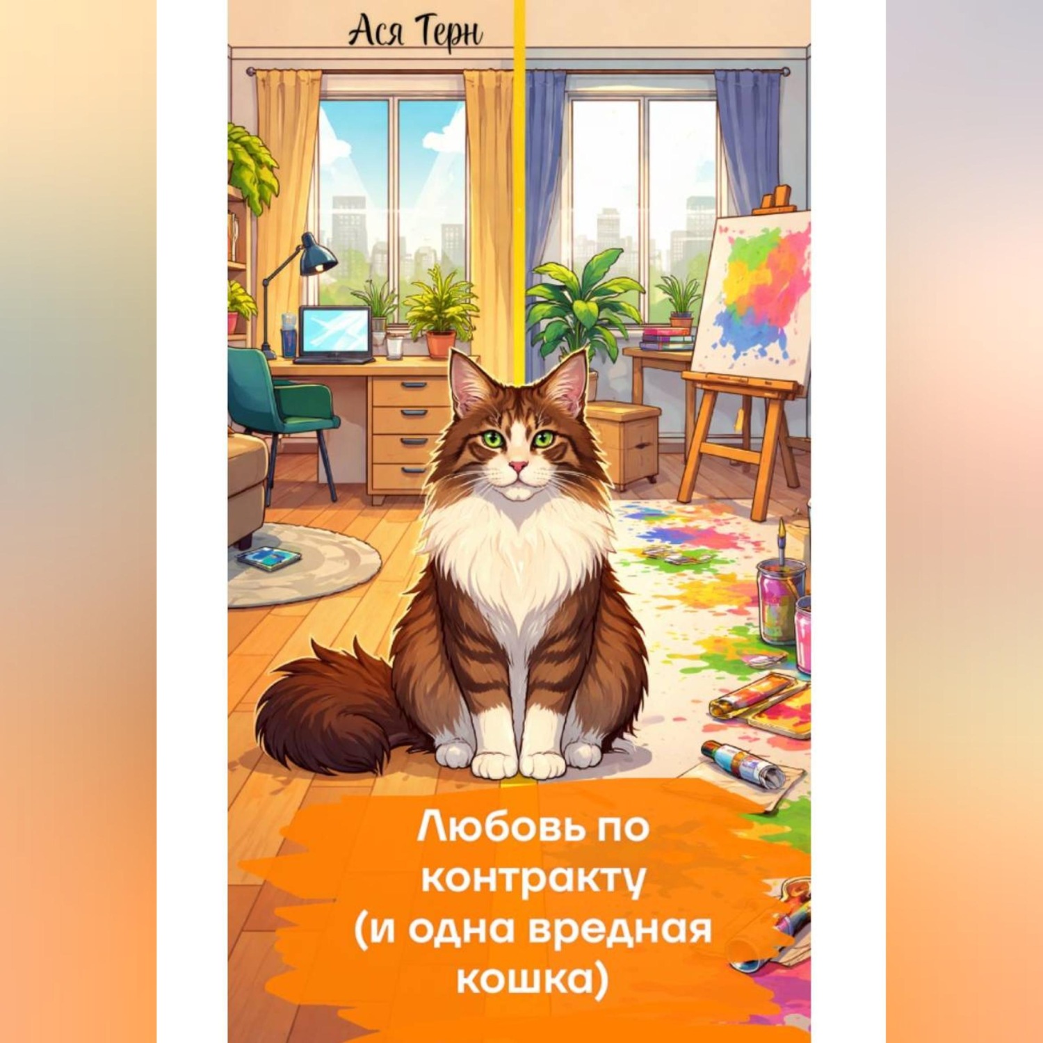Обложка книги «Любовь по контракту (и одна вредная кошка)»