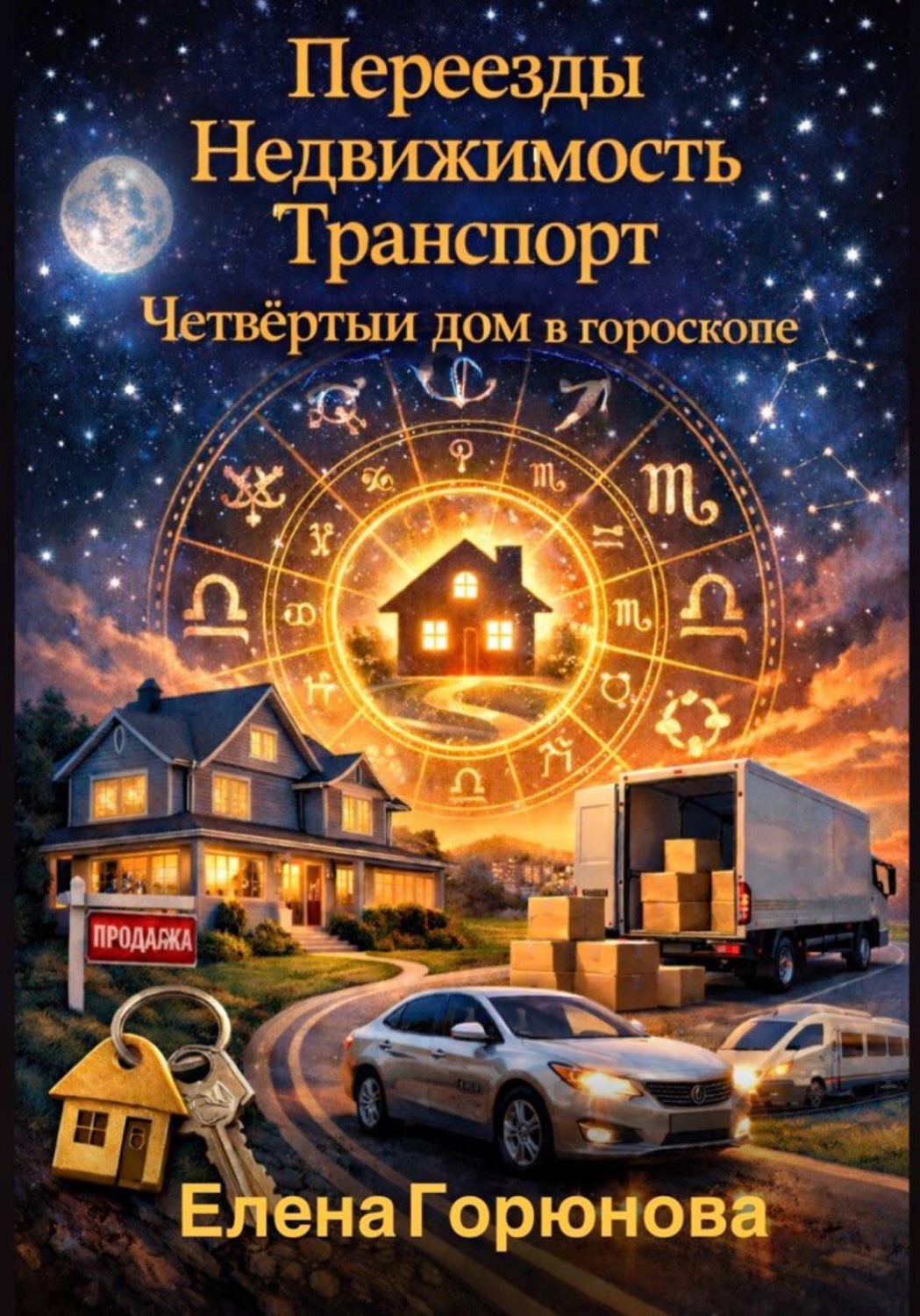 Обложка книги «Переезды. Недвижимость. Транспорт. Четвертый дом в гороскопе»
