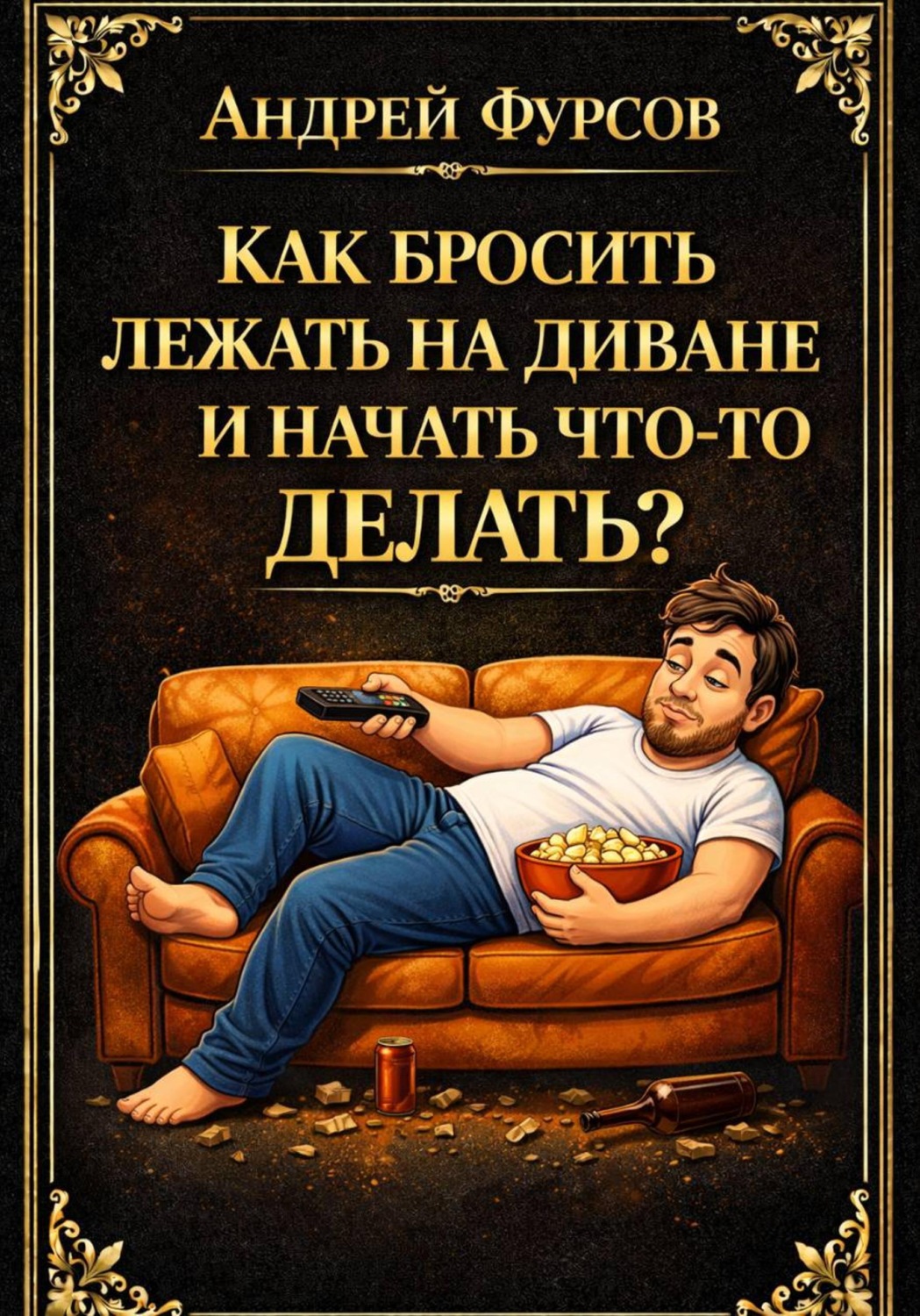 Обложка книги «Как бросить лежать на диване и начать что-то делать?»