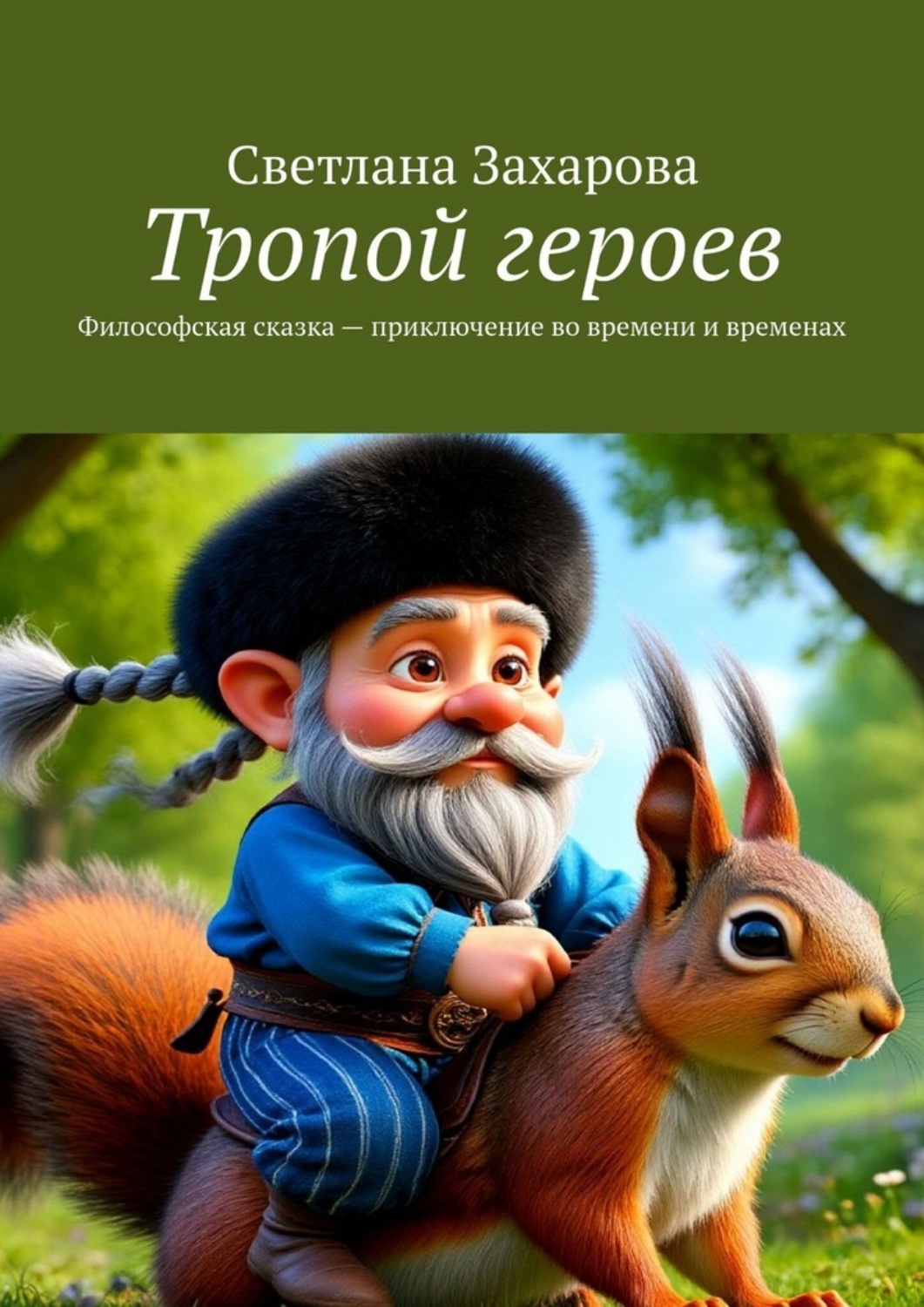 Обложка книги «Тропой героев. Философская сказка – приключение во времени и временах»