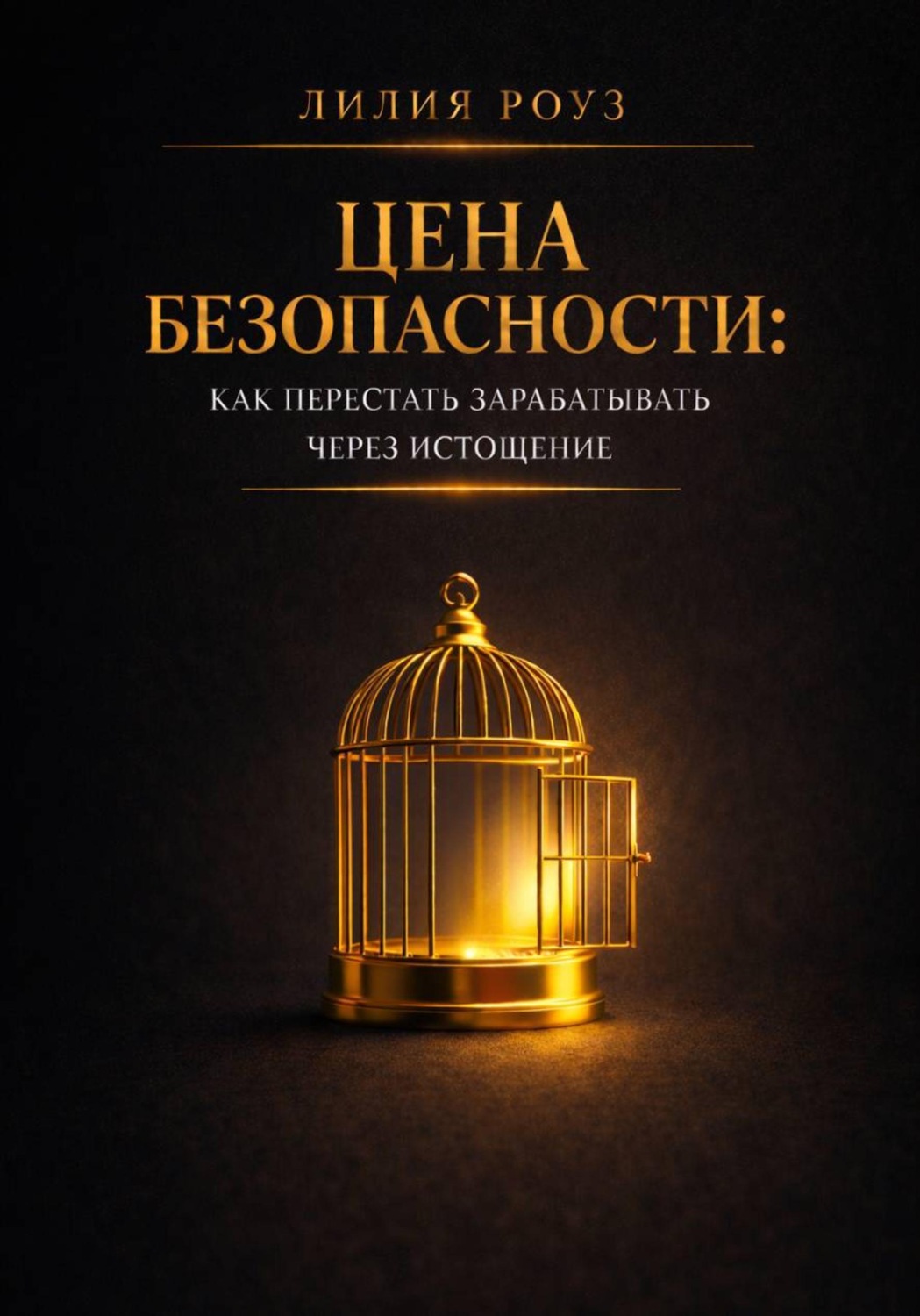 Обложка книги «Цена безопасности: как перестать зарабатывать через истощение»