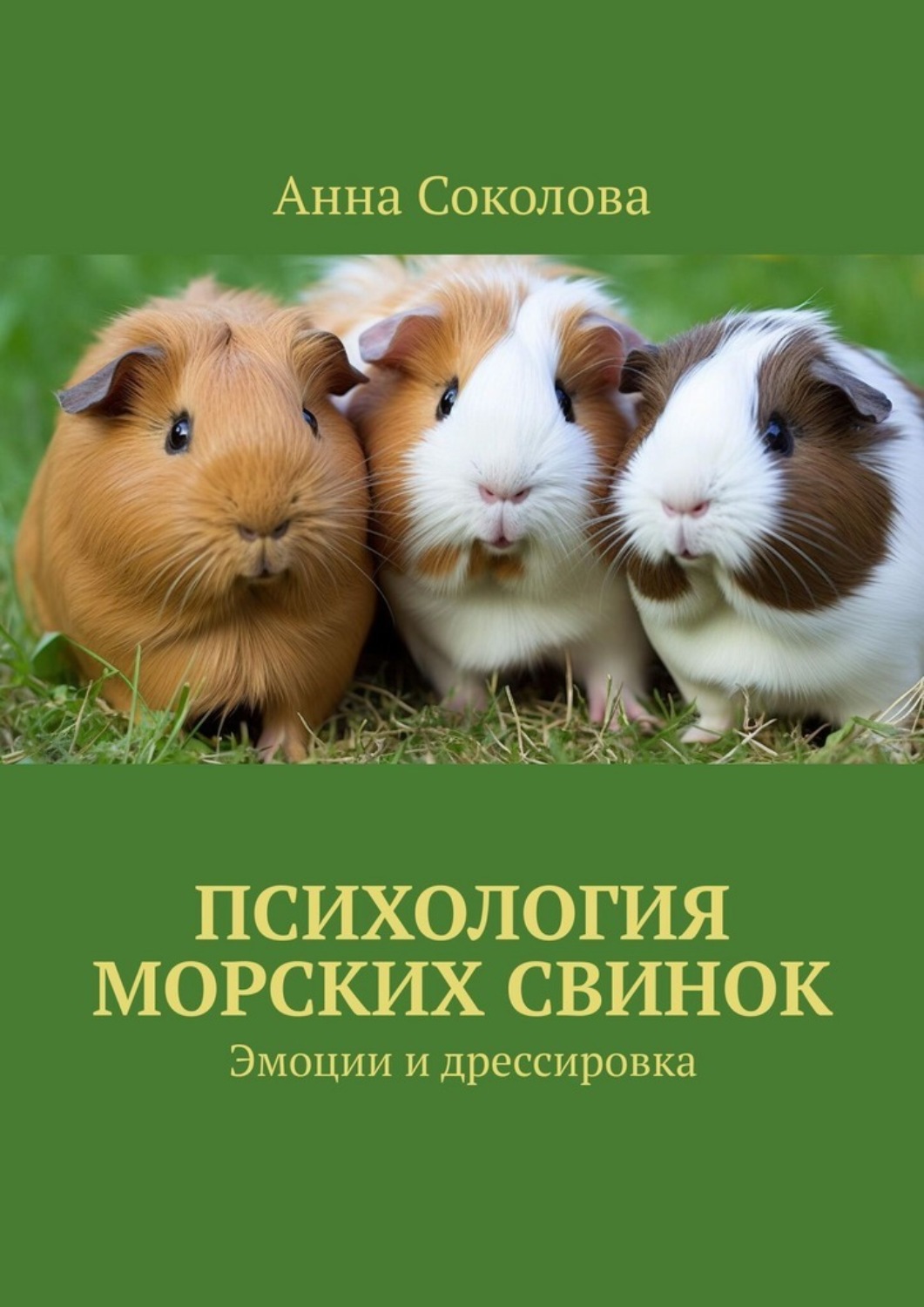 Обложка книги «Психология морских свинок. Эмоции и дрессировка»