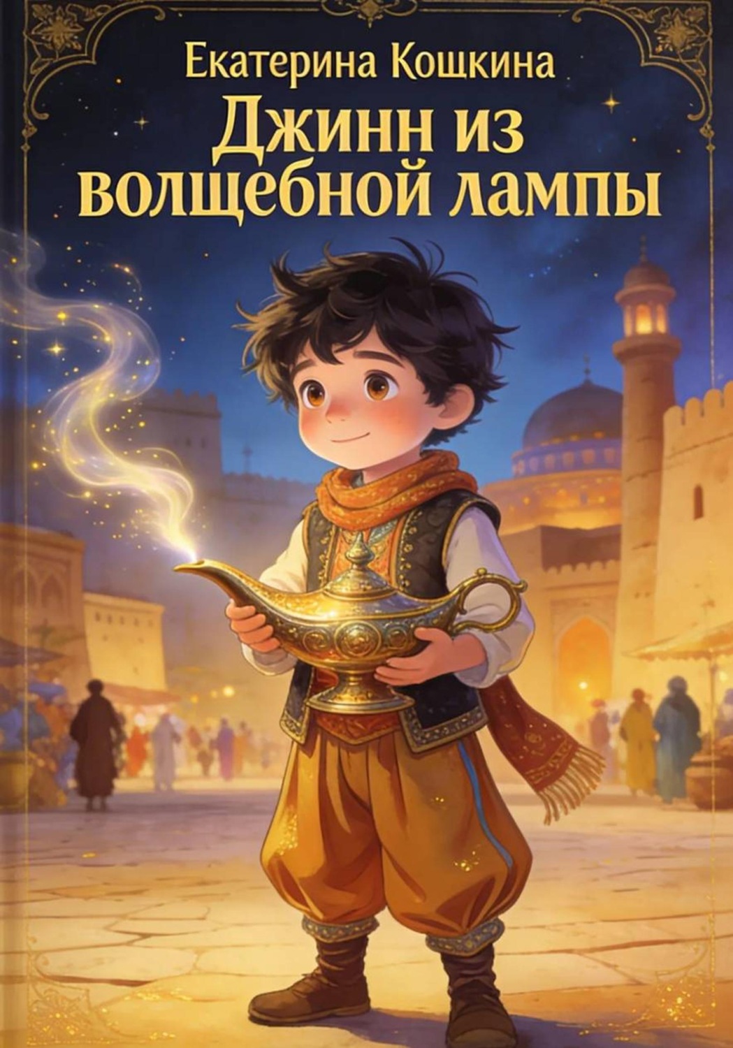 Обложка книги «Джин из волшебной лампы»