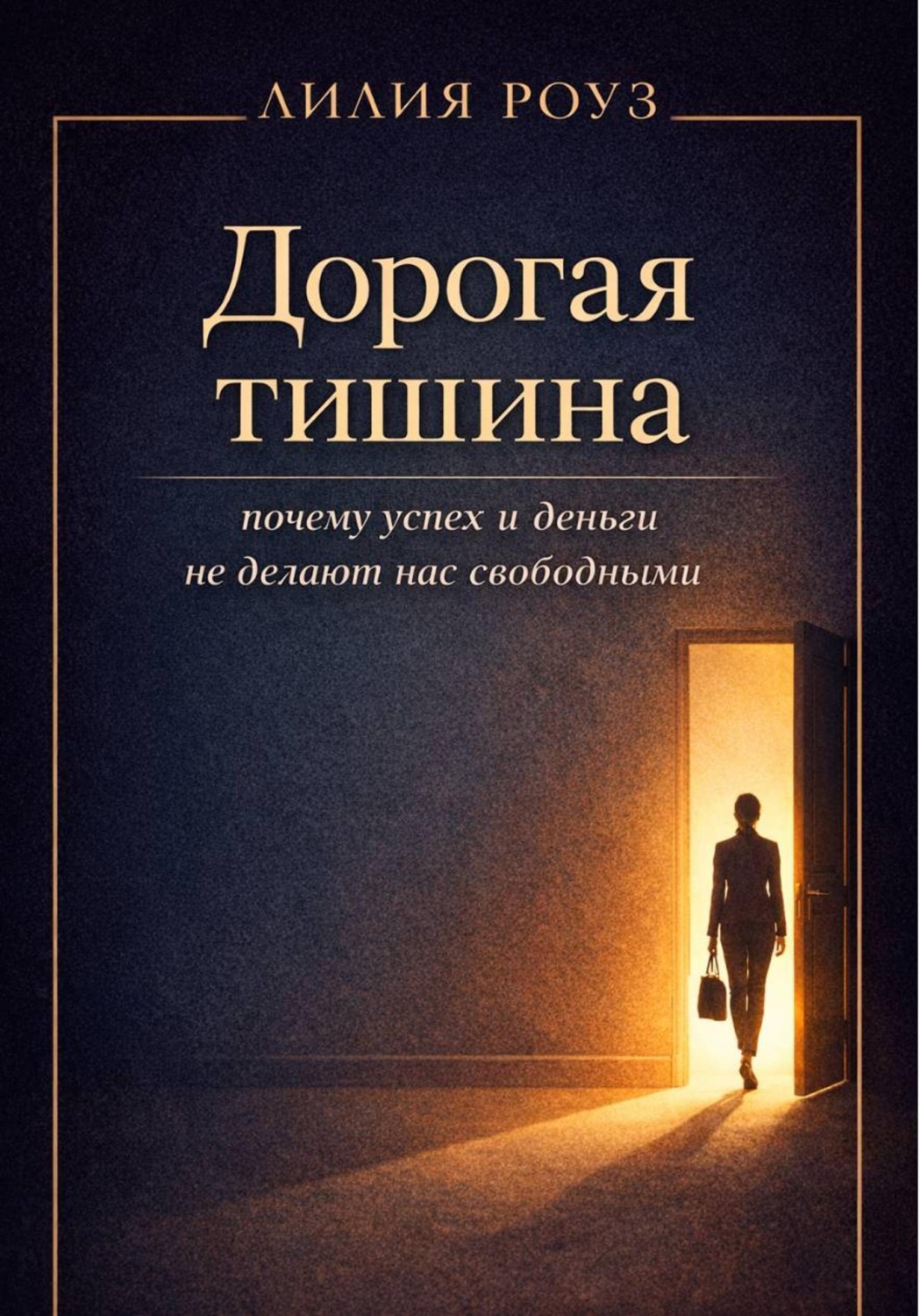 Обложка книги «Дорогая тишина: почему успех и деньги не делают нас свободными»