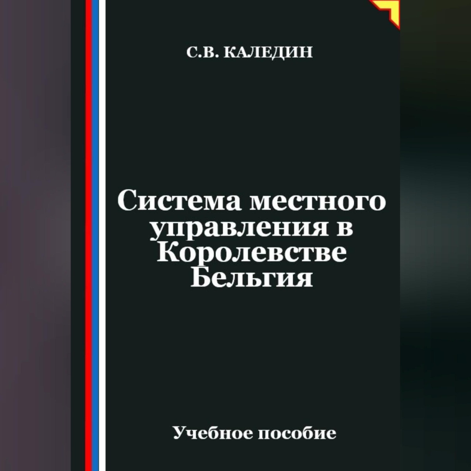 Обложка книги «Система местного управления в Королевстве Бельгия»