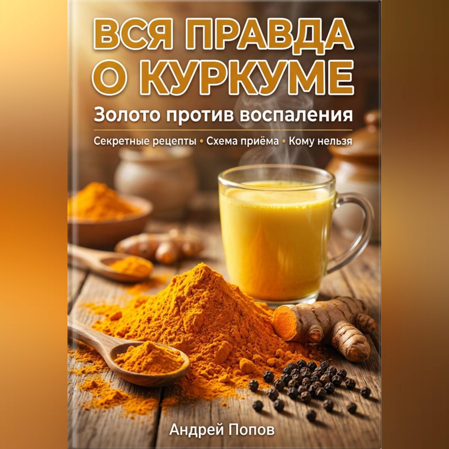 Обложка книги «Вся правда о куркуме: золото против воспаления»
