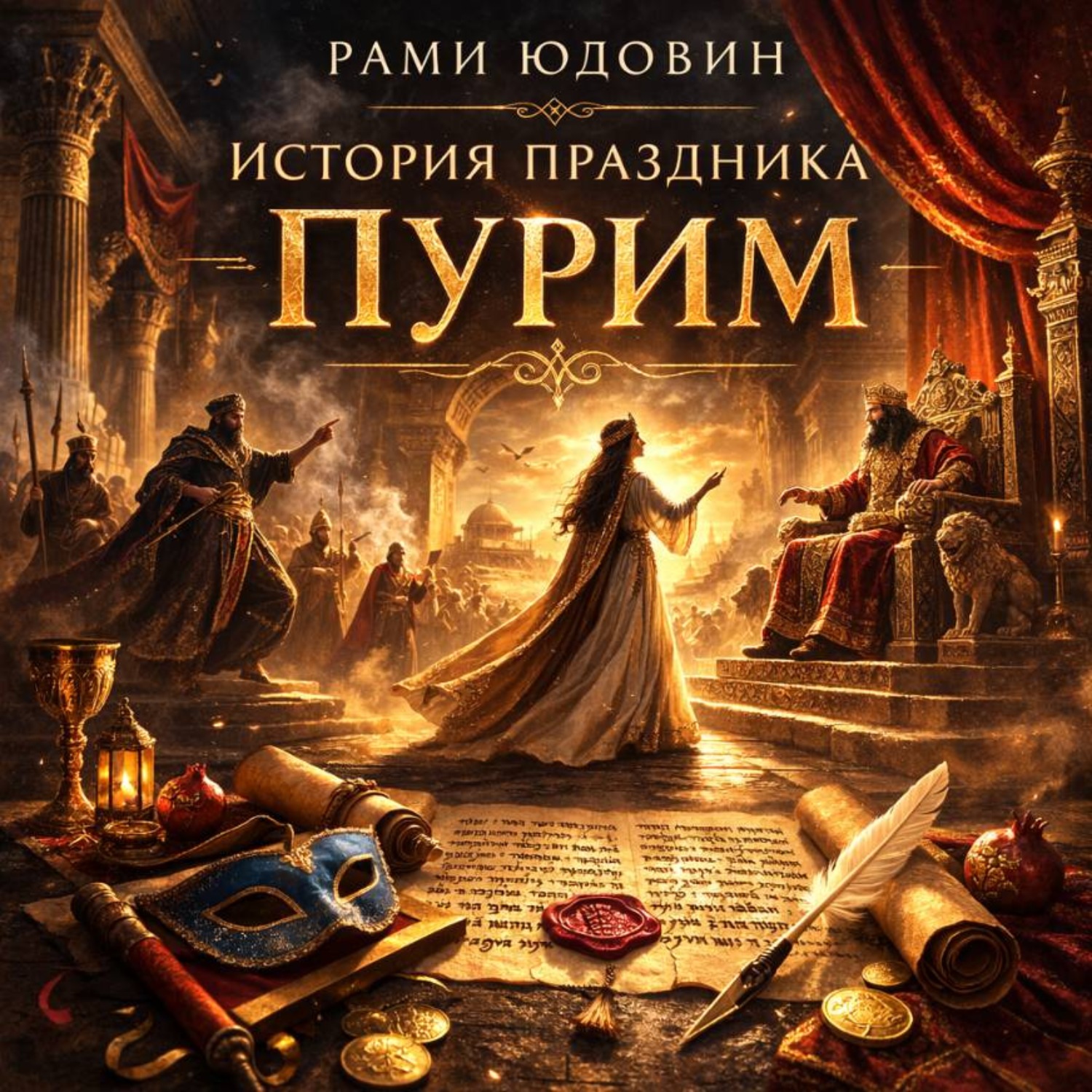 Обложка книги «История праздника Пурим»