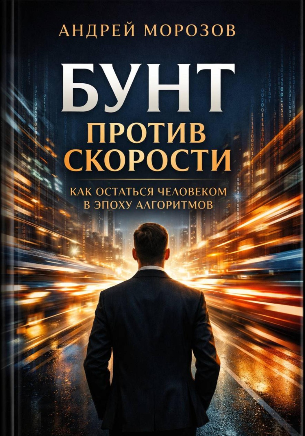 Обложка книги «Бунт против скорости: как остаться человеком в эпоху алгоритмов»