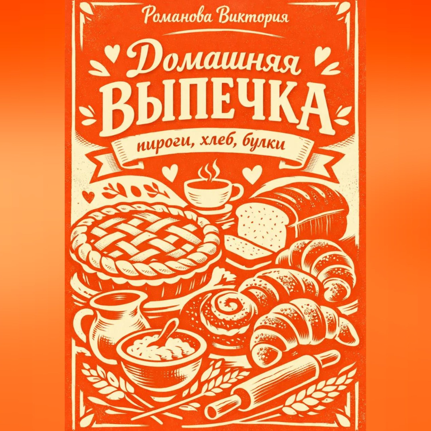 Обложка книги «Домашняя выпечка: пироги, хлеб, булки»