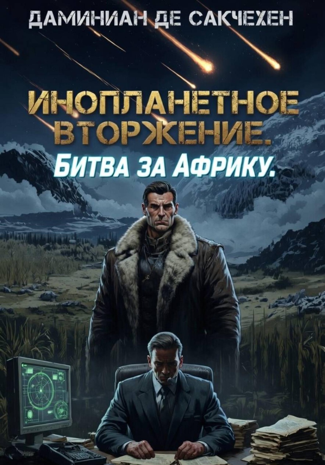 Обложка книги «Инопланетное вторжение. Битва за Африку»