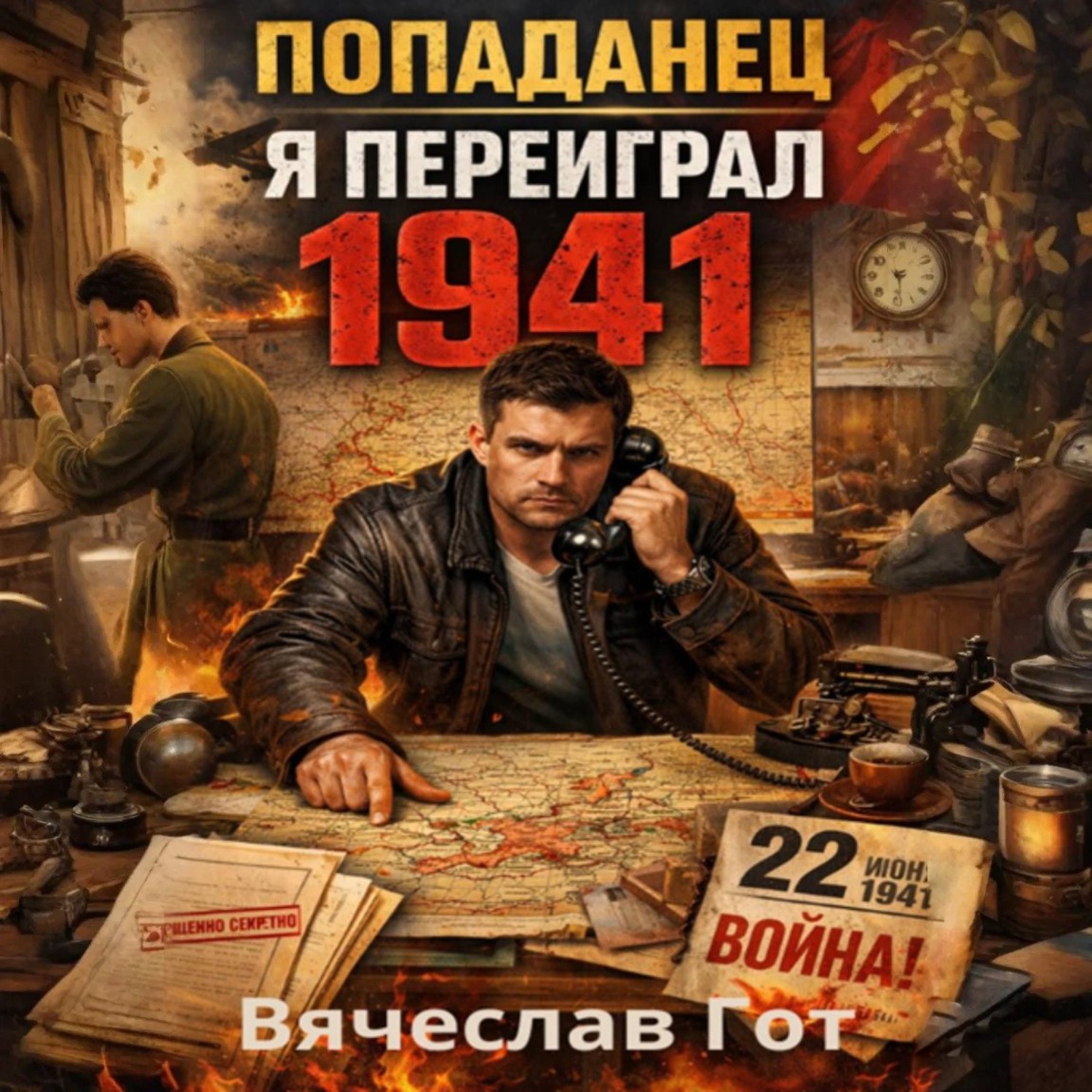 Обложка книги «Попаданец. Я переиграл 1941»