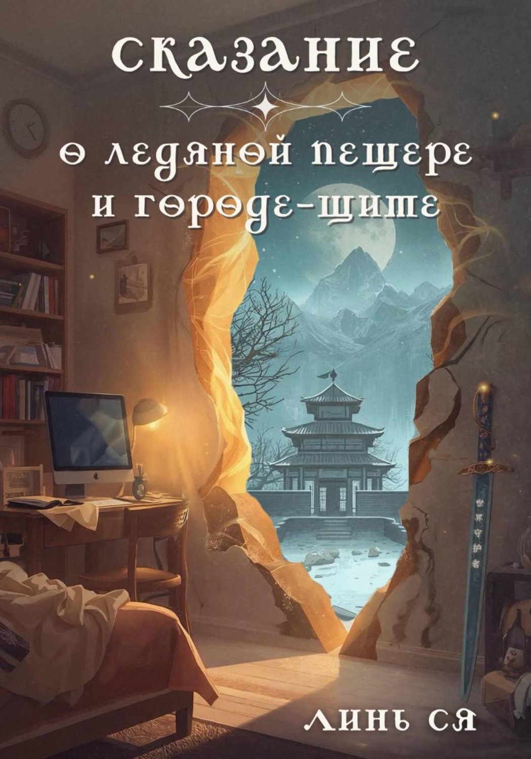 Обложка книги «Сказание о ледяной пещере и городе-щите»