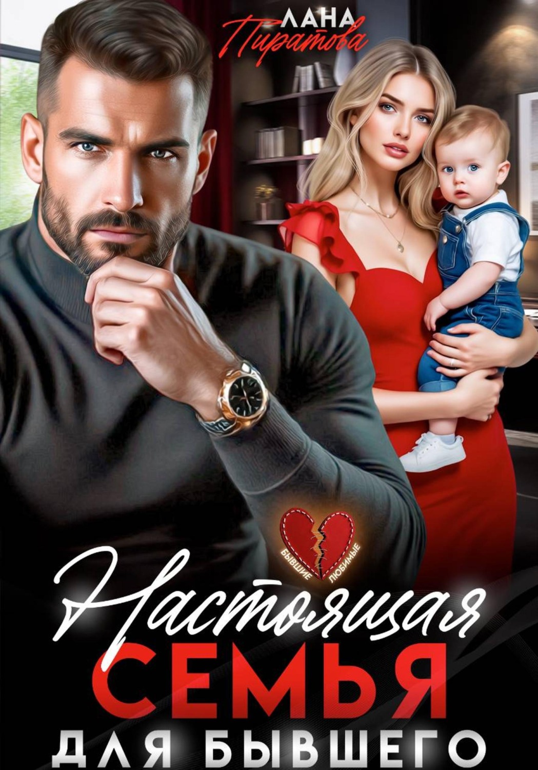Обложка книги «Настоящая семья для бывшего»