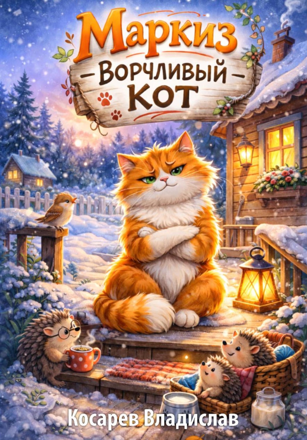Обложка книги «Маркиз – ворчливый кот»