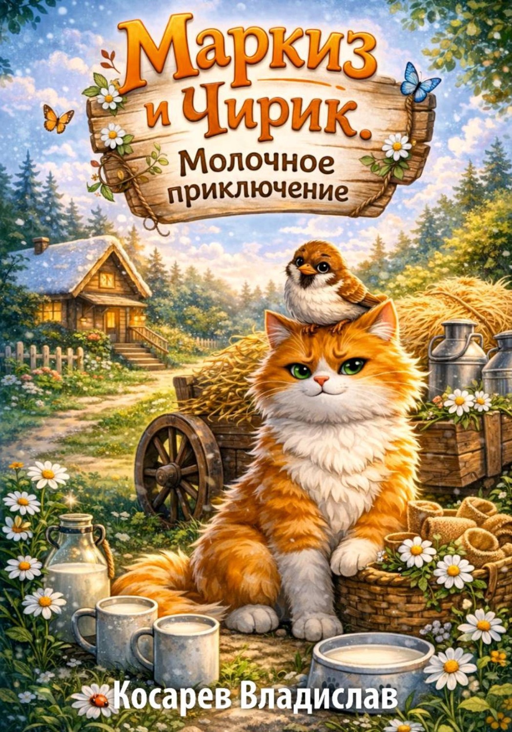 Обложка книги «Маркиз и Чирик. Молочное приключение»