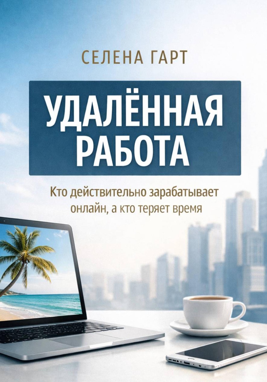 Обложка книги «Удалённая работа. Кто действительно зарабатывает онлайн, а кто теряет время»