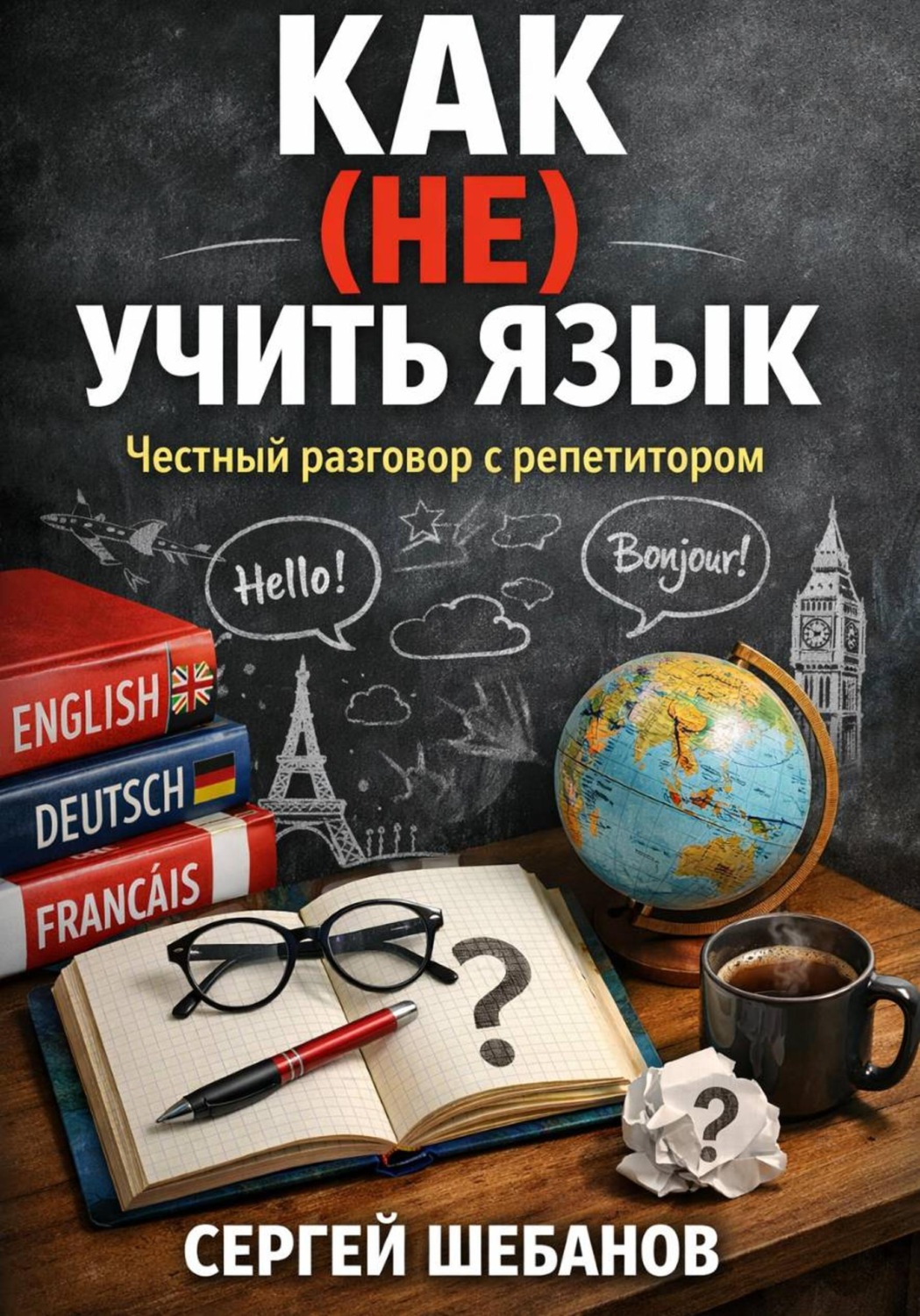Обложка книги «КАК (НЕ) УЧИТЬ ЯЗЫК. Честный разговор с репетитором»