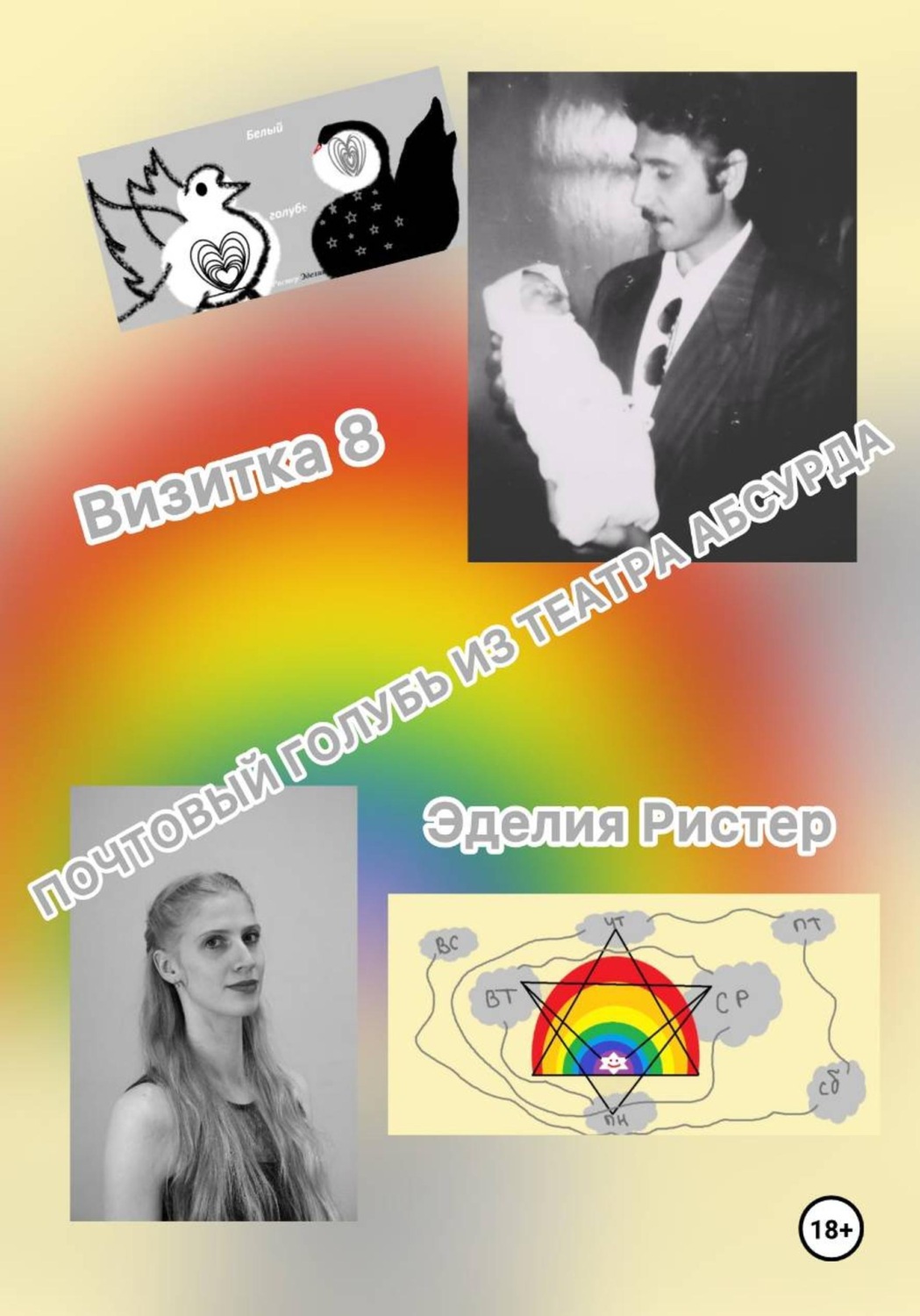 Обложка книги «Почтовый голубь из театра абсурда. Визитка 8»