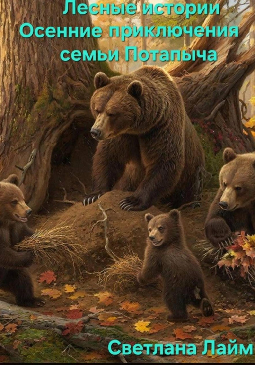 Обложка книги «Лесные истории..Осенние приключения семьи Потапыча»