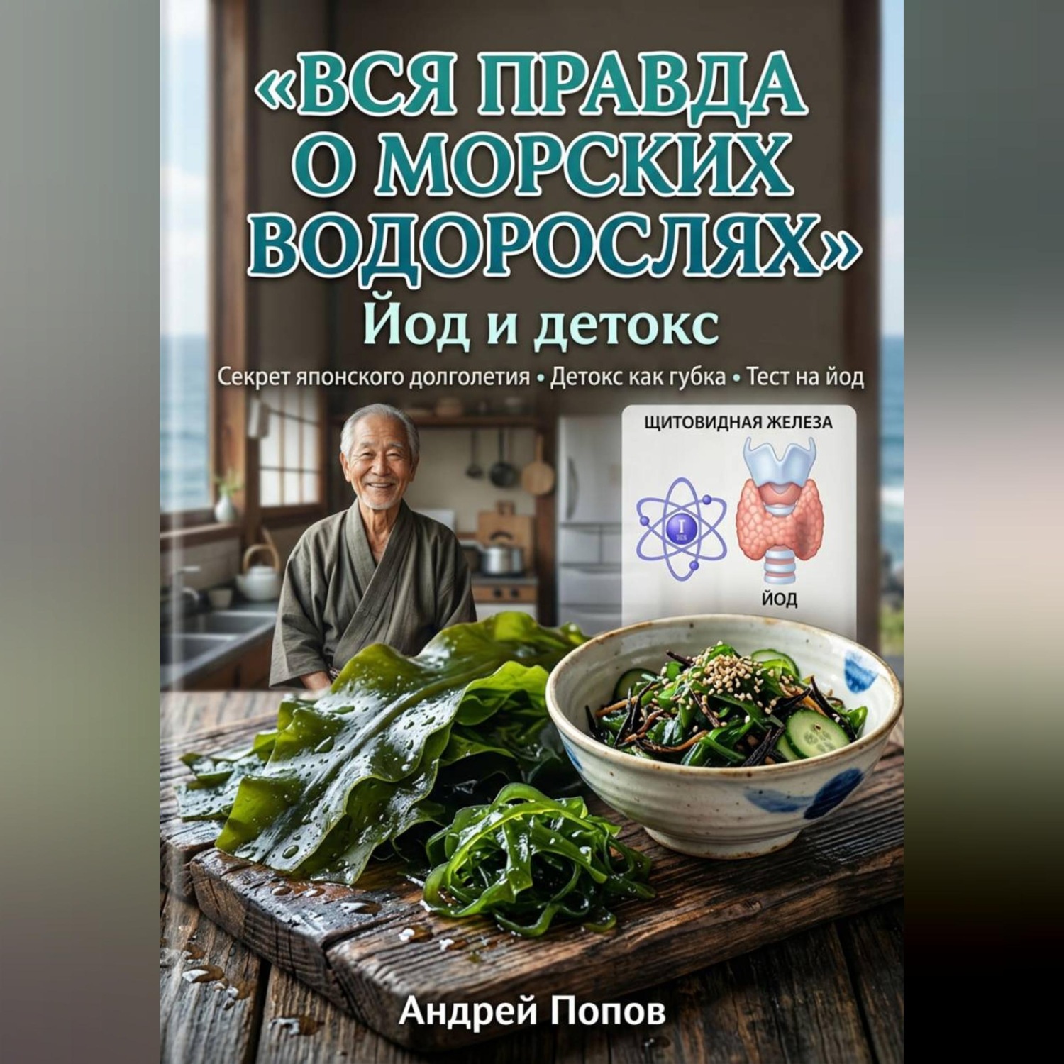 Обложка книги «Вся правда о морских водорослях: йод и детокс»