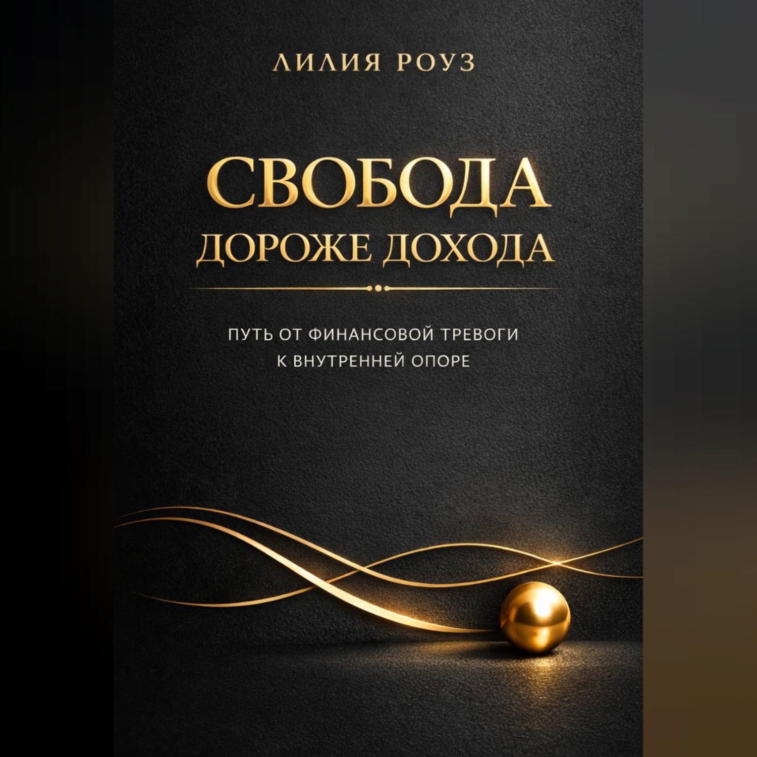 Обложка книги «Свобода дороже дохода: путь от финансовой тревоги к внутренней опоре»