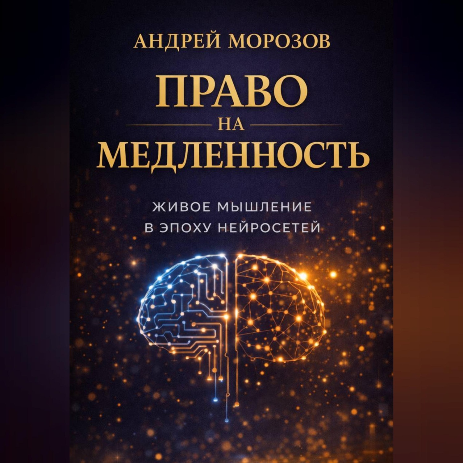 Обложка книги «Право на медленность: живое мышление в эпоху нейросетей»