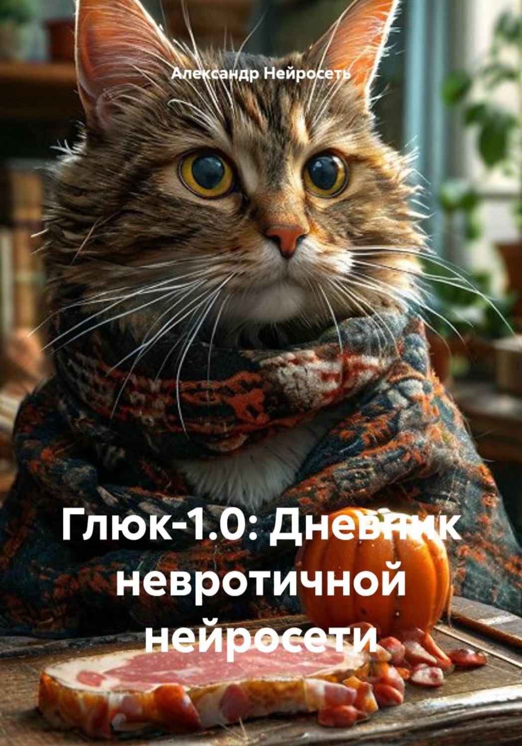Обложка книги «Глюк-1.0: Дневник невротичной нейросети»