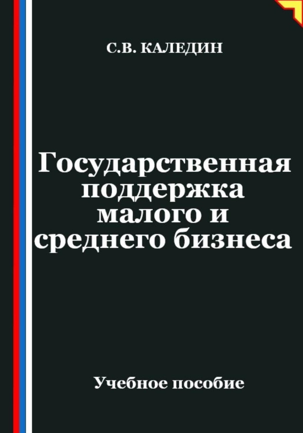 Обложка книги «Государственная поддержка малого и среднего предпринимательства»