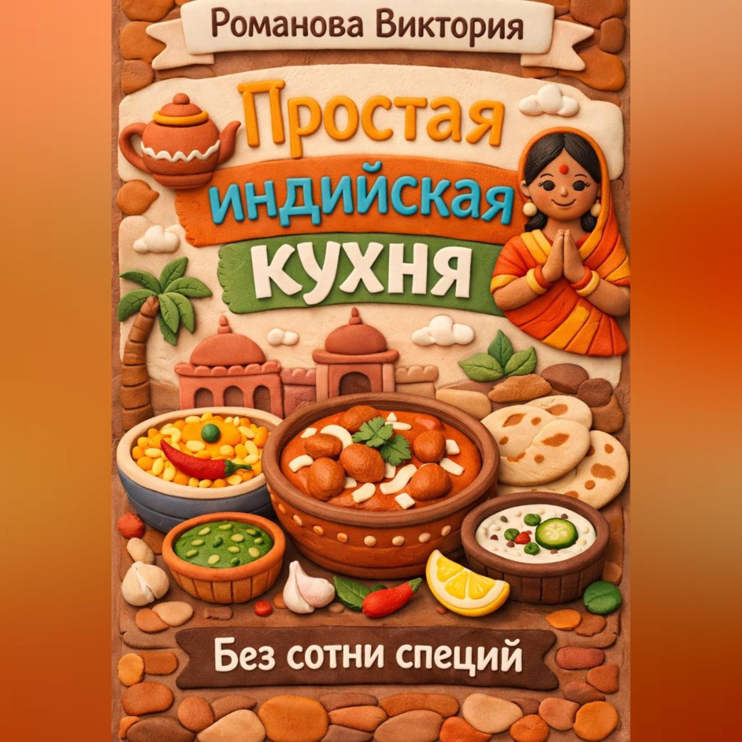 Обложка книги «Простая индийская кухня без сотни специй»
