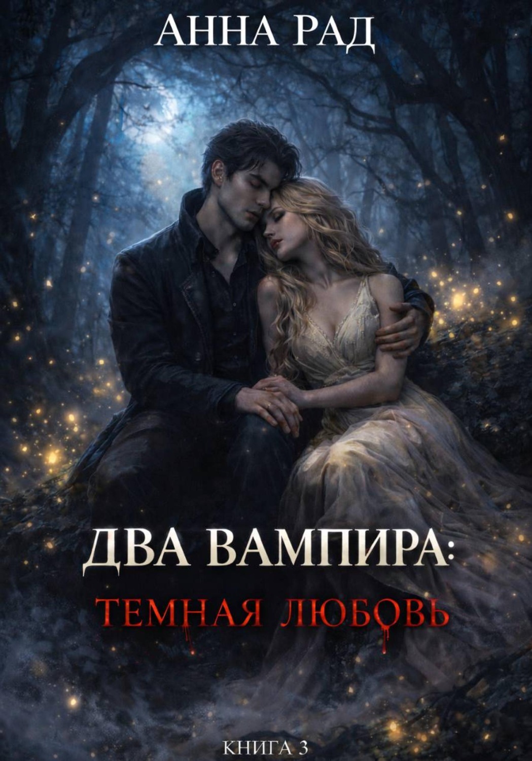 Обложка книги «Два вампира: Тёмная любовь. Книга 3»