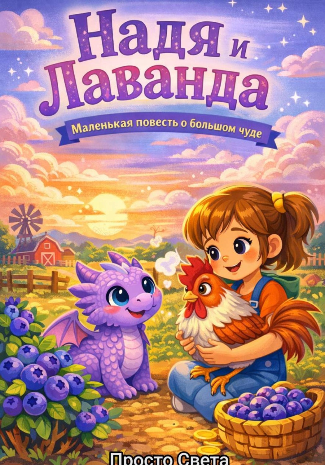 Обложка книги «Надя и Лаванда. Маленькая повесть о большом чуде»