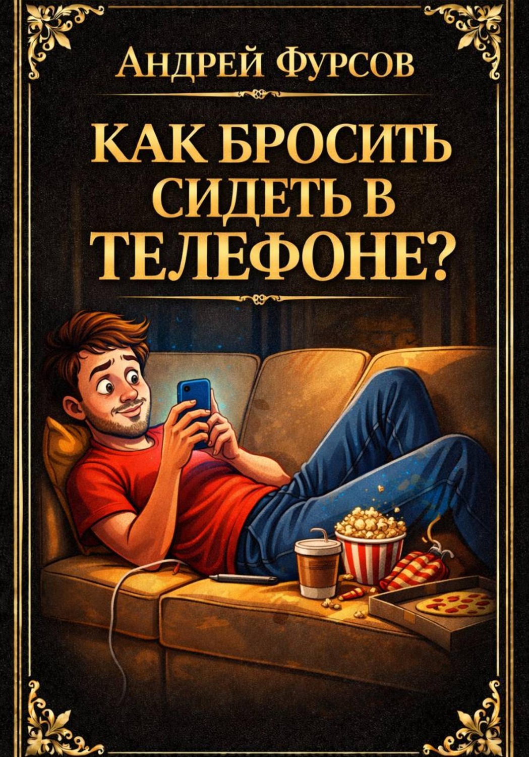 Обложка книги «Как бросить сидеть в телефоне?»