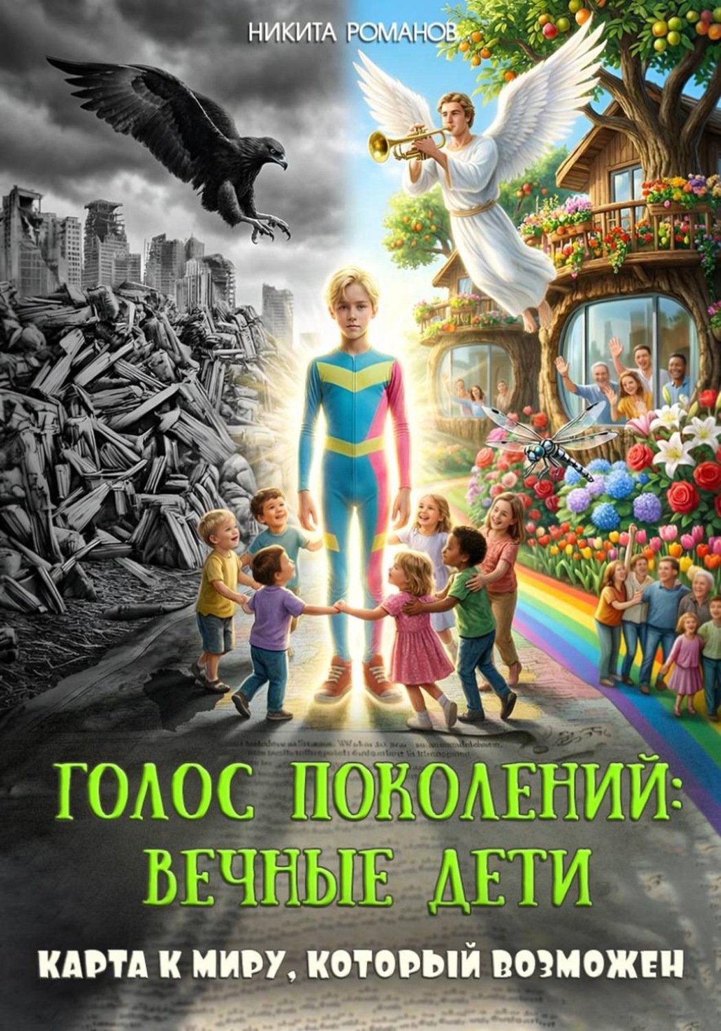 Обложка книги «Голос поколений: вечные дети. Карта к миру, который возможен»
