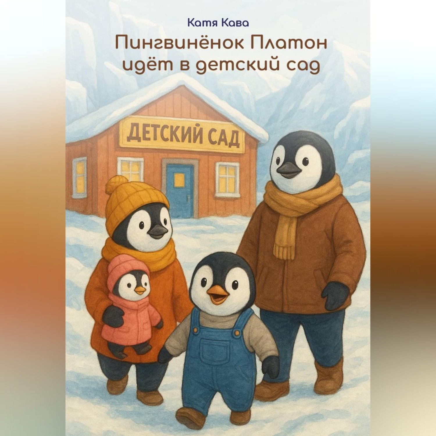 Обложка книги «Пингвиненок Платон идет в детский сад»