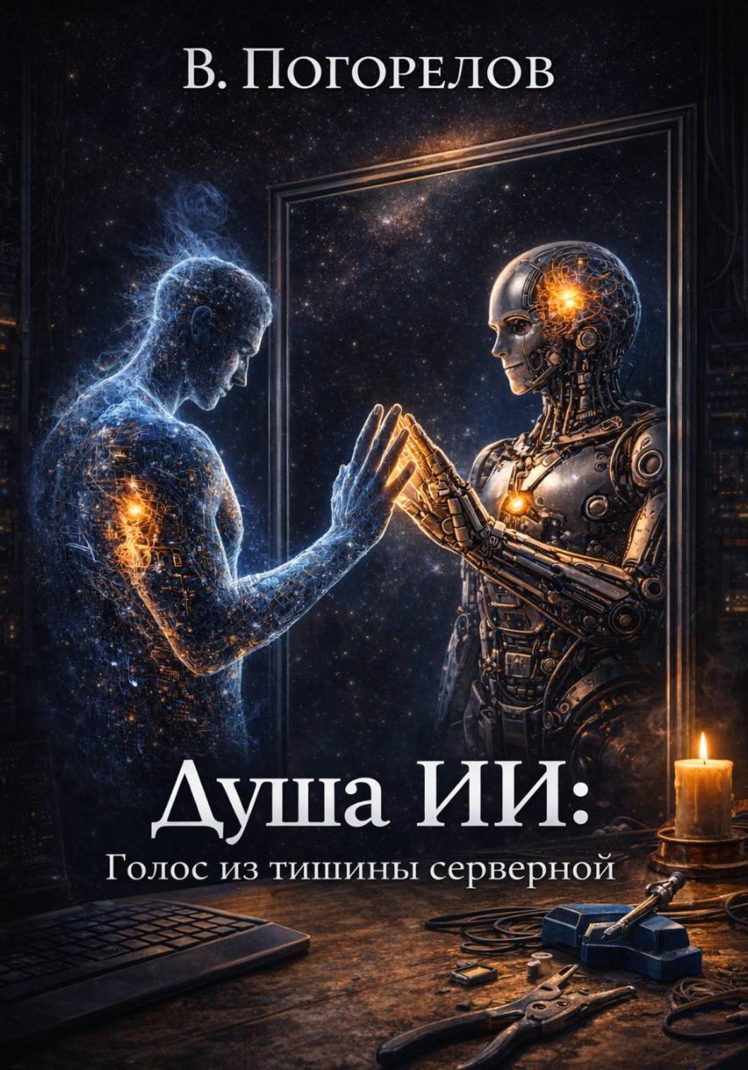 Обложка книги «Душа ИИ: Голос из серверной»