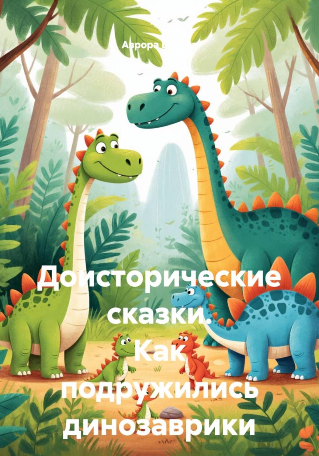 Обложка книги «Доисторические сказки. Как подружились динозаврики»