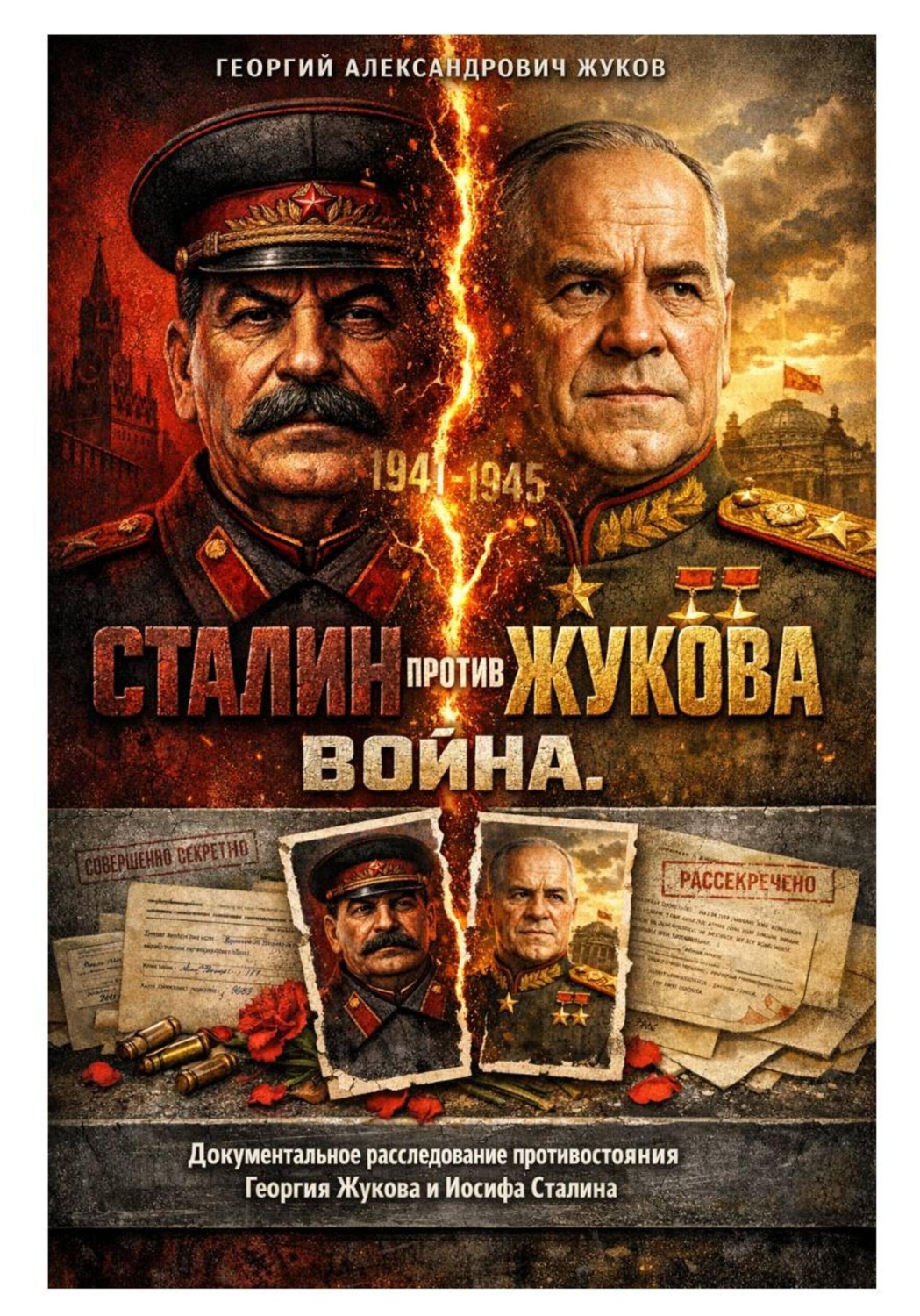 Обложка книги «Сталин против Жукова. Война»