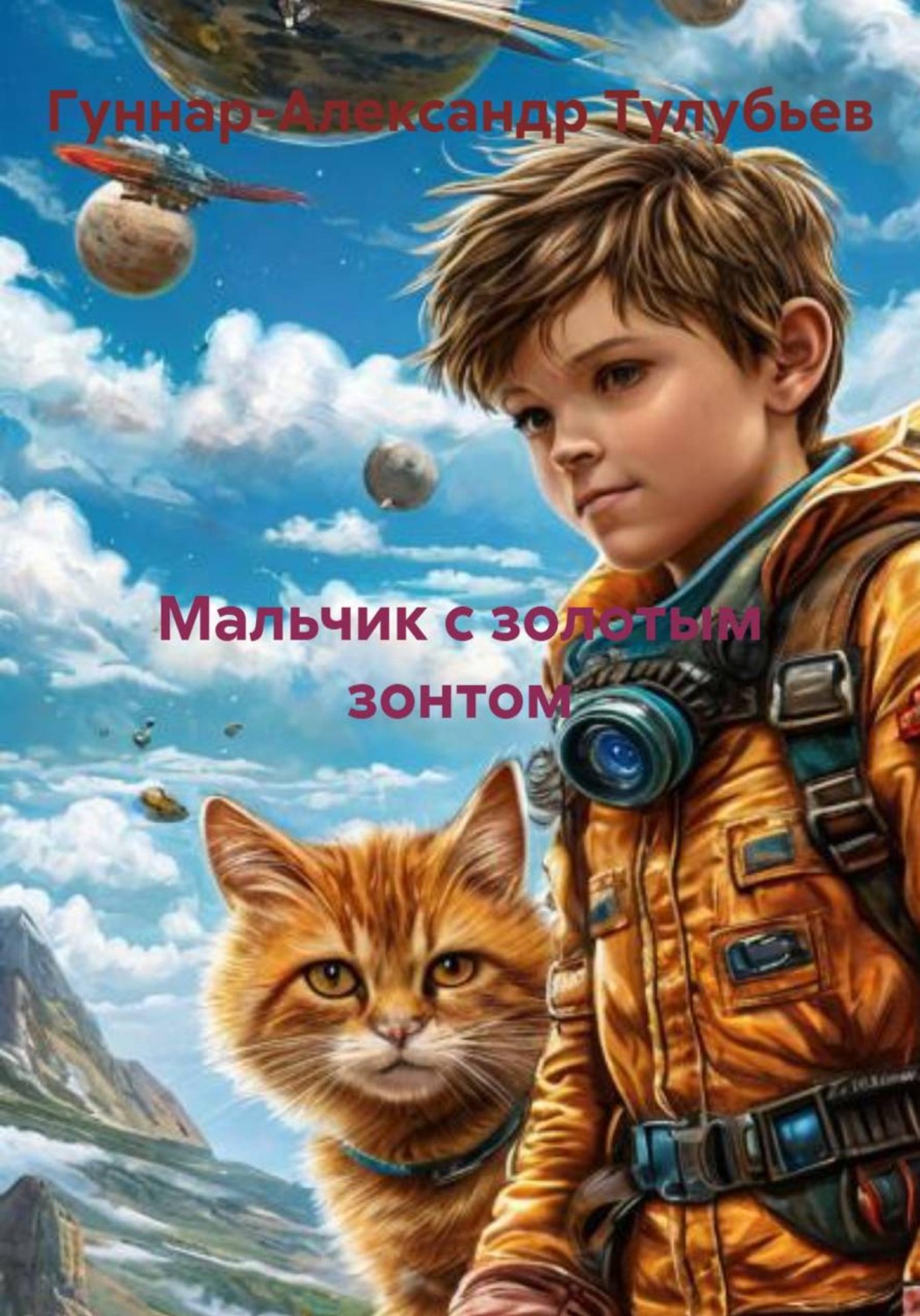 Обложка книги «Мальчик с золотым зонтом»
