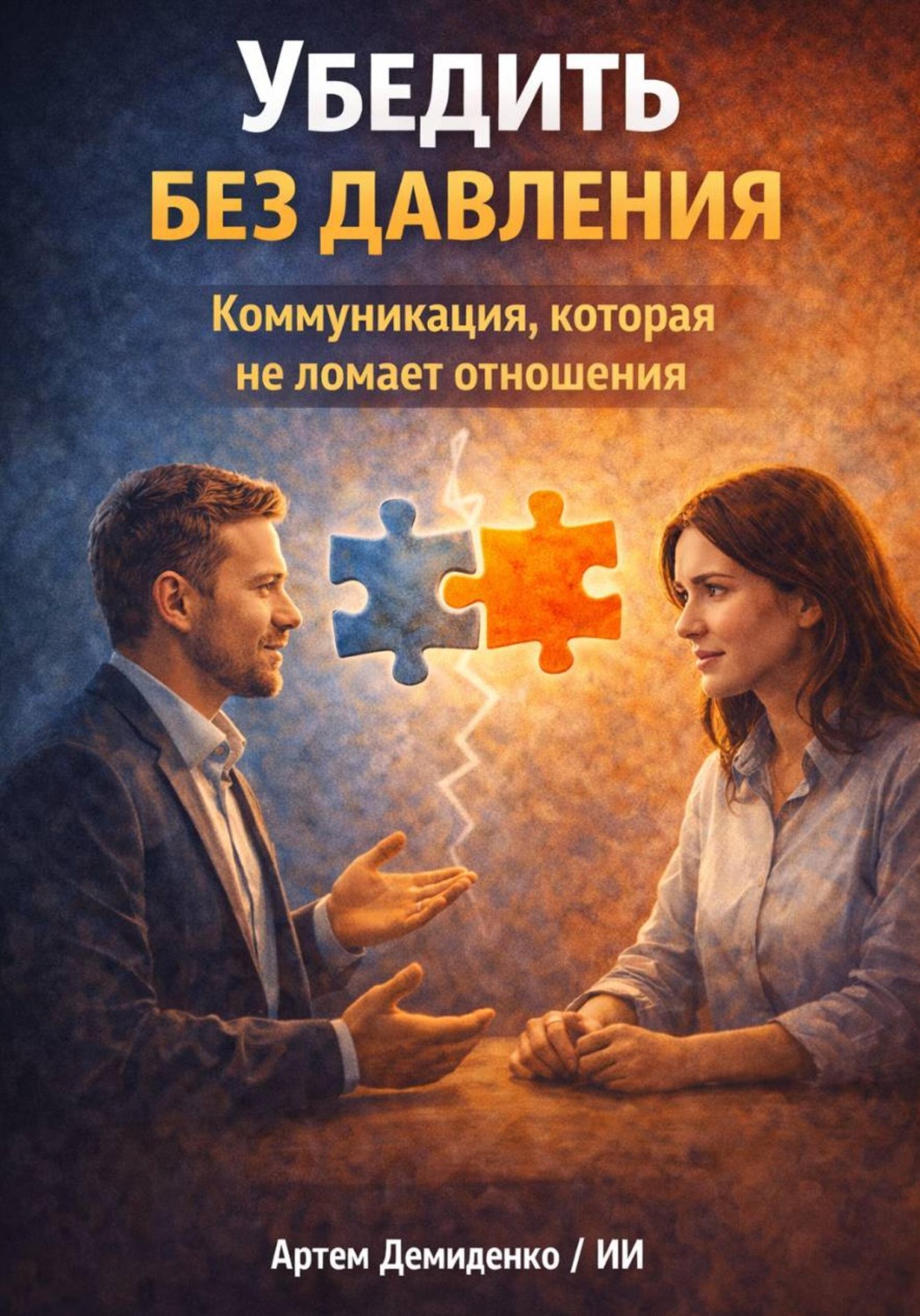 Обложка книги «Убедить без давления: Коммуникация, которая не ломает отношения»