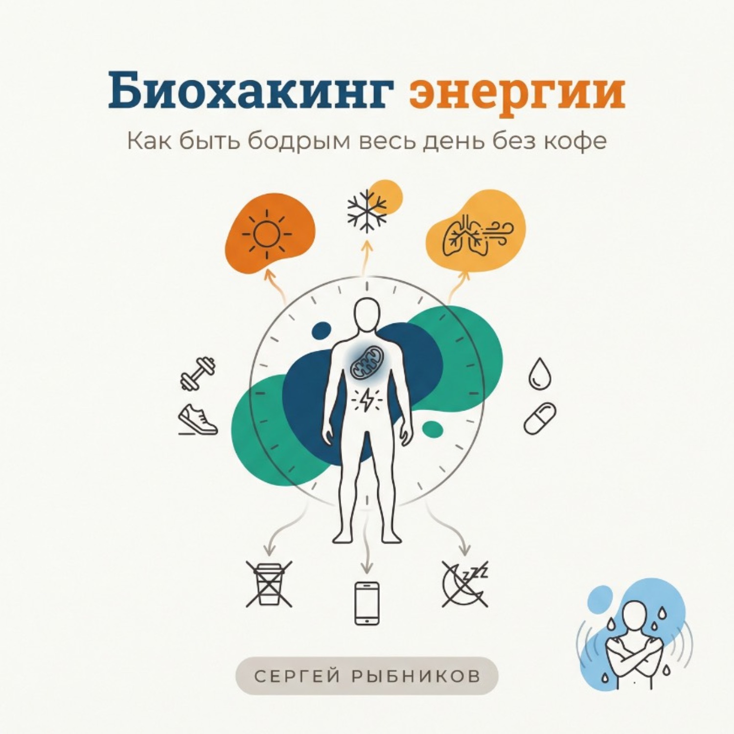 Обложка книги «Биохакинг энергии 2026: Как быть бодрым весь день без кофе»