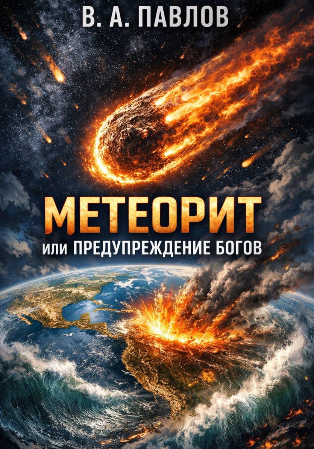Обложка книги «Метеорит или предупреждение богов»