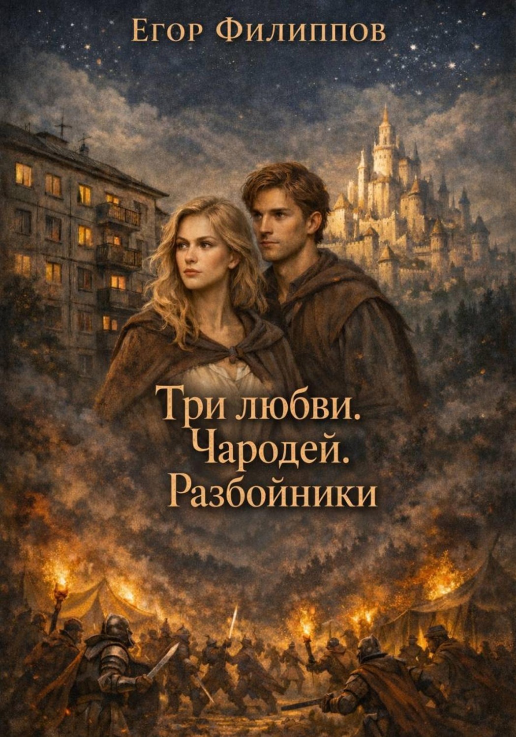 Обложка книги «Три любви. Чародей. Разбойники»