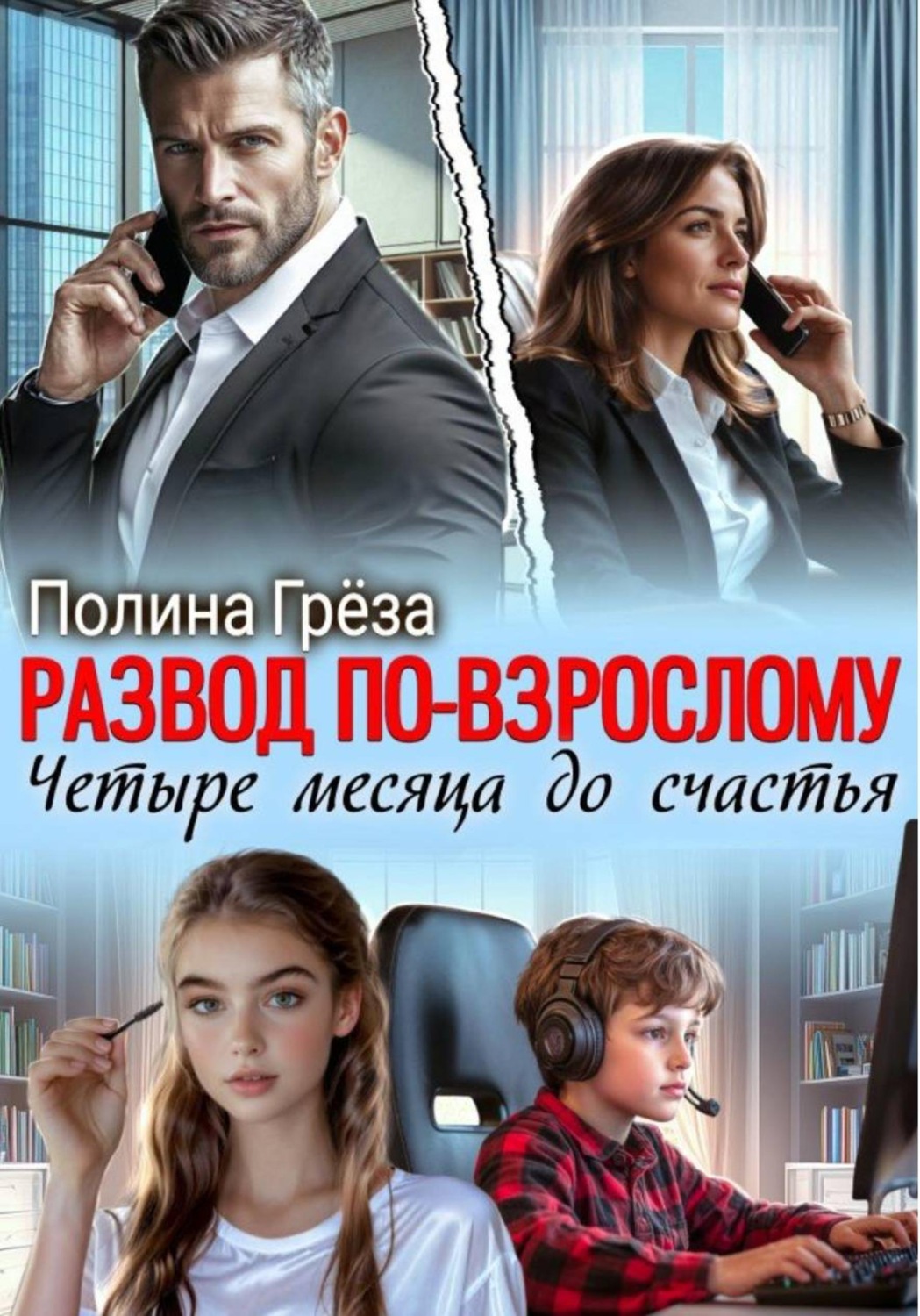 Обложка книги «Развод по-взрослому. Четыре месяца до счастья»
